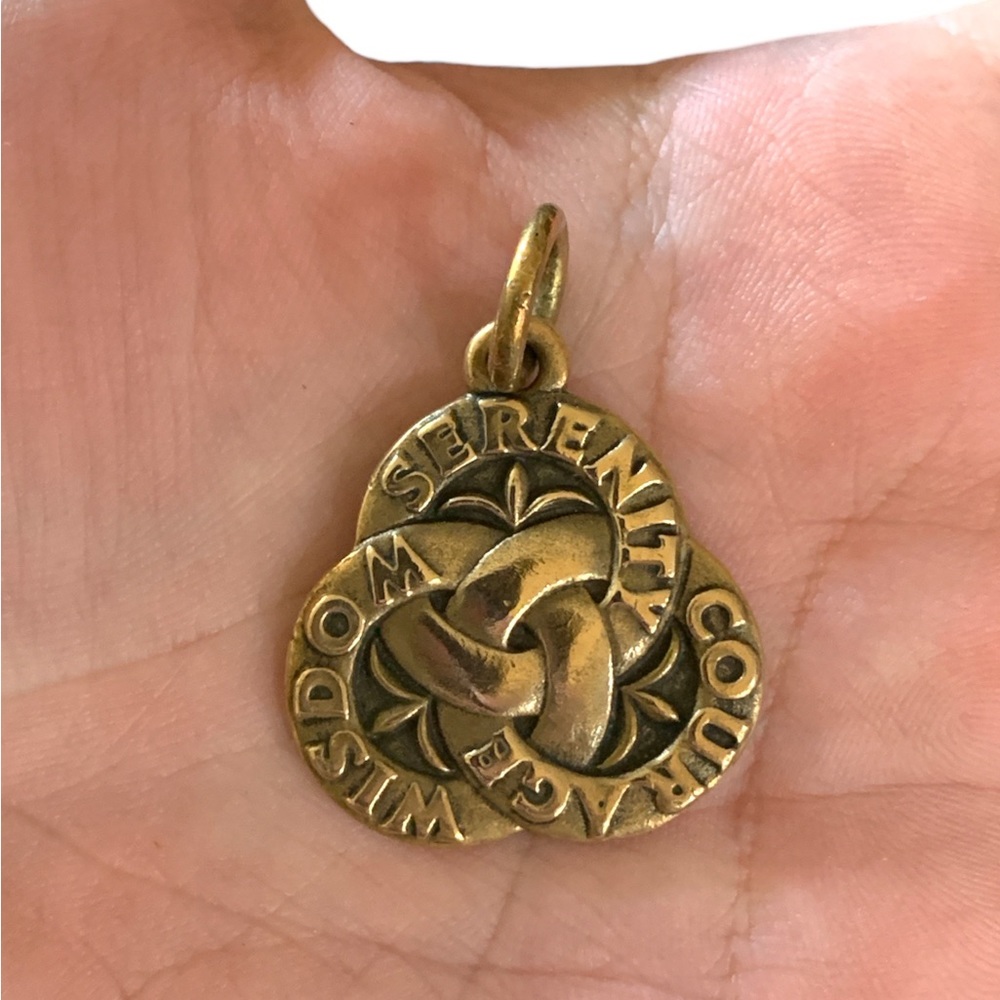 James Avery EXTREMELY RARE Bronze Serenity Prayer Key Chain - Picture 7 of 7